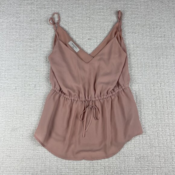 Aritzia Tops - Aritzia Babaton Pink Peplum Camisole Top Women Size XS